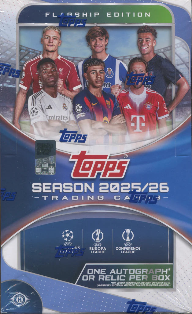 2025-26 Topps UEFA Club Competitions Soccer Hobby Box