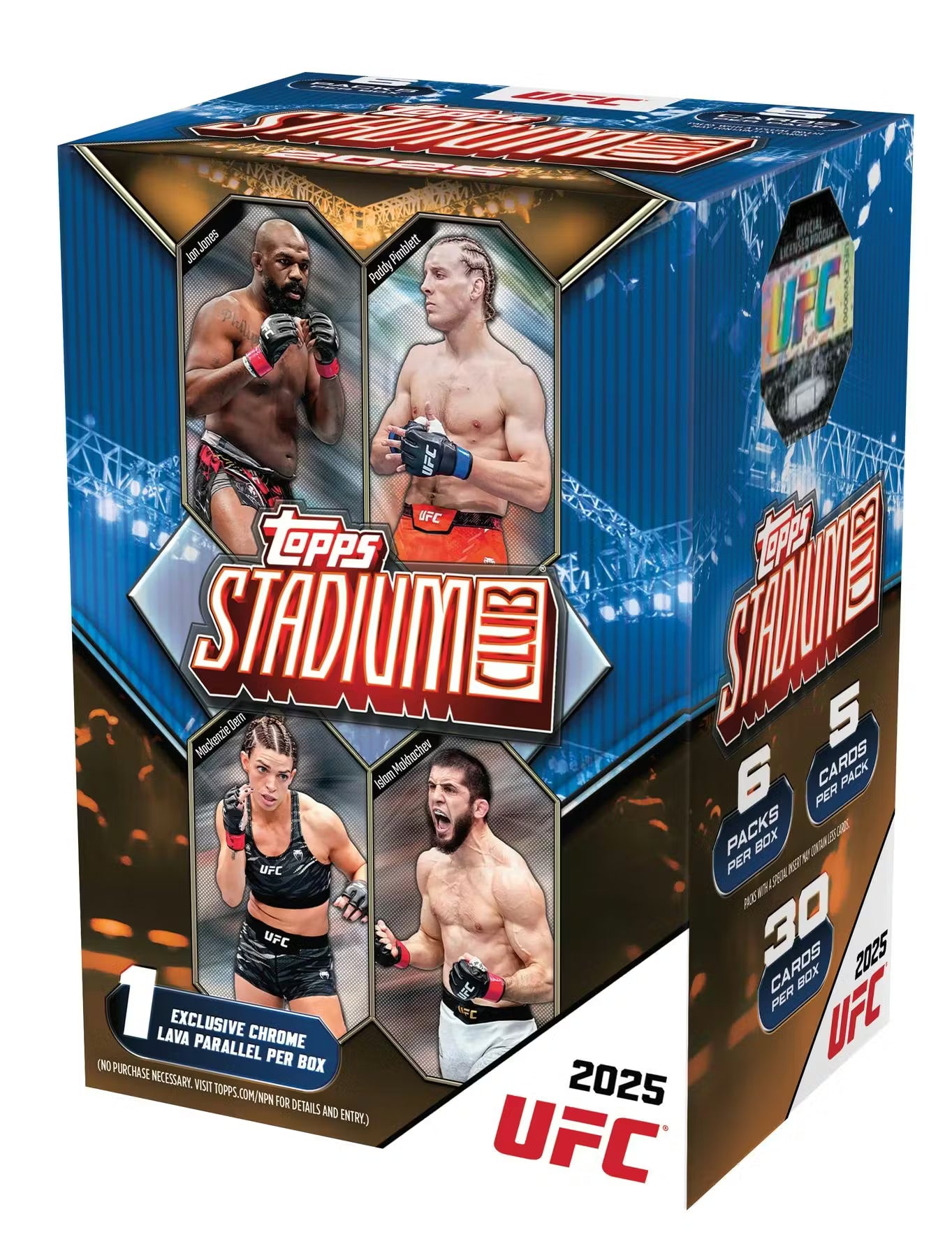 2025 Topps UFC Stadium Club Blaster 40-Box Case
