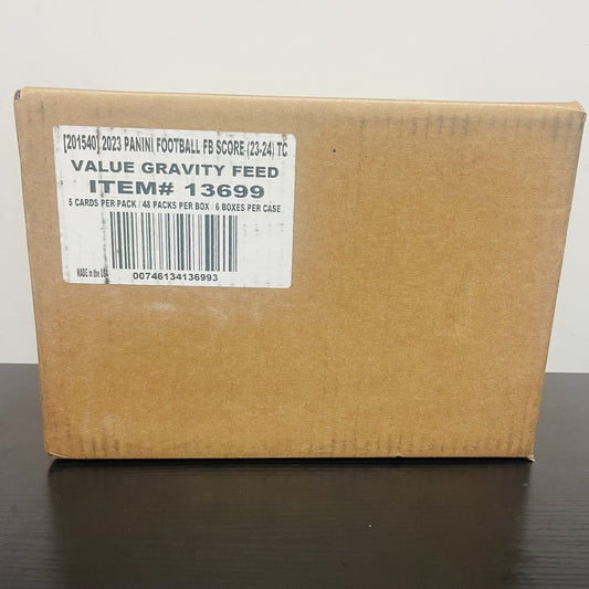 2023 Panini Score Football Gravity Feed 6-Box Case