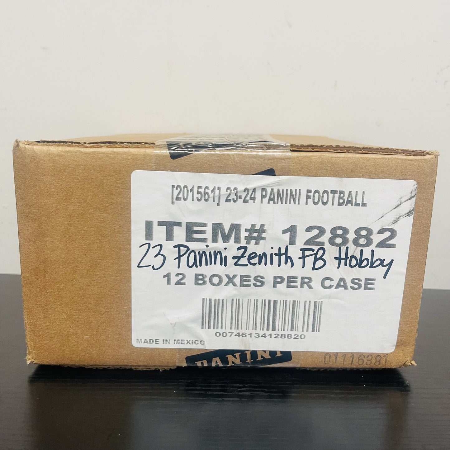 2023 Panini Zenith Football Hobby 12-Box Case