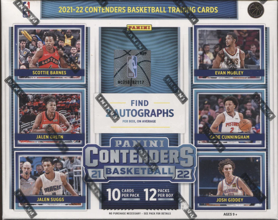 2021-22 Panini Contenders Basketball Hobby Box