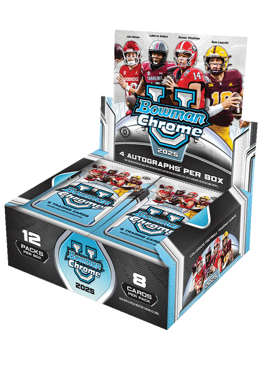 2025 Bowman University Chrome Football Hobby Box