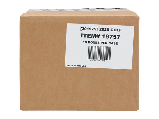 2026 Panini Par Three LIV Golf Hobby 10-Box Case