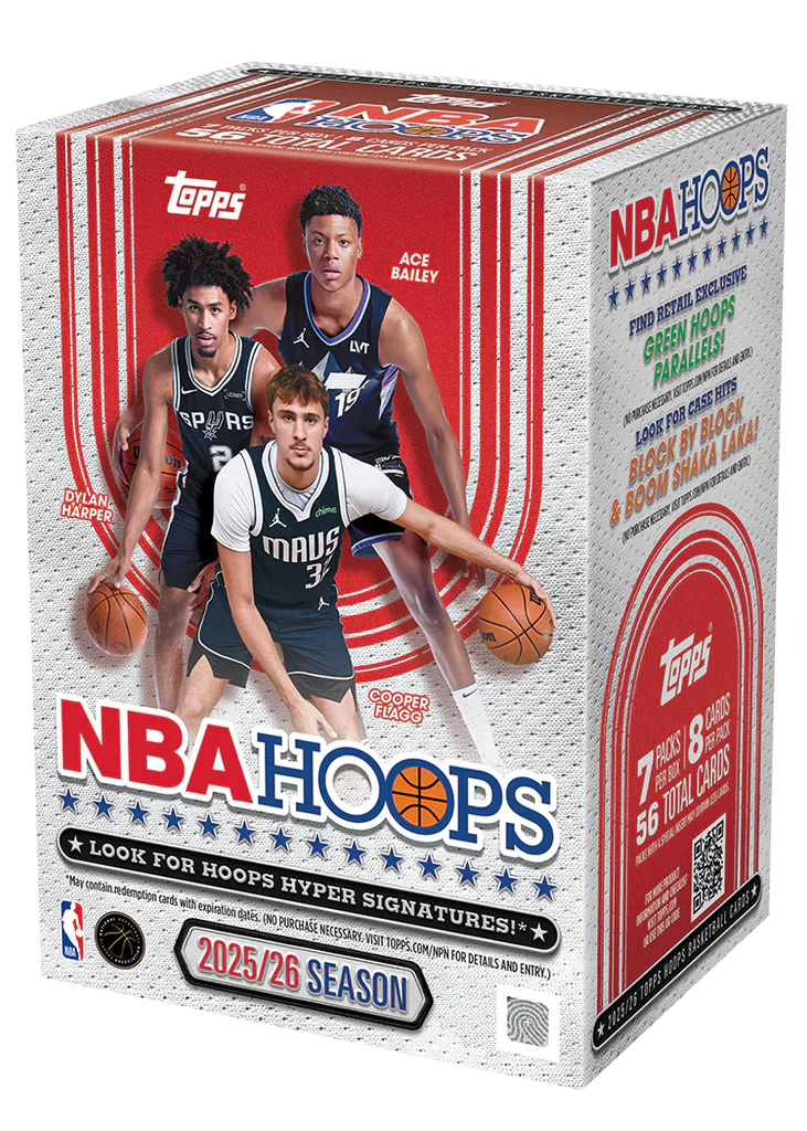 2025-26 Topps NBA Hoops Basketball Blaster Box