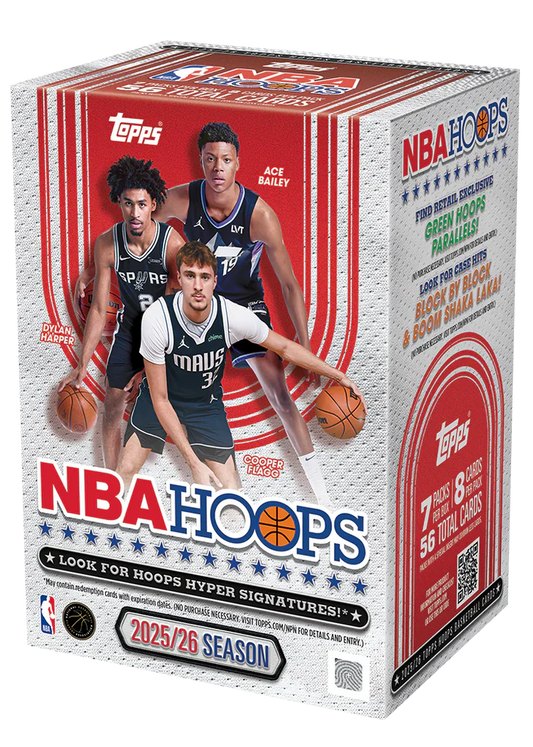 2025-26 Topps NBA Hoops Basketball Blaster Box