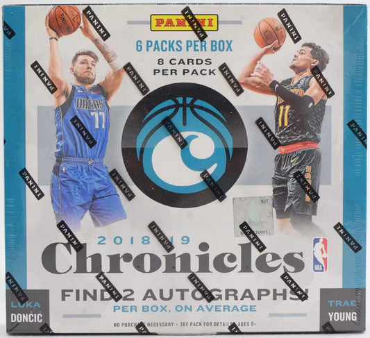 2018-19 Panini Chronicles Basketball Hobby Box