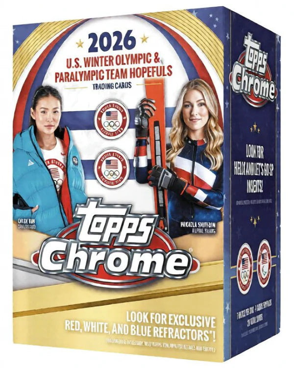 2026 Topps Chrome US Olympic & Paralympic Hopefuls Blaster Box