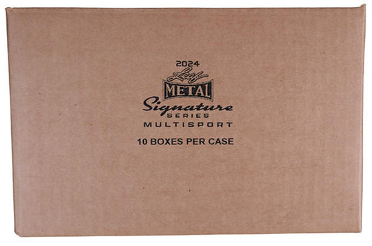 2024 Leaf Metal Signature Series 10-Box Case
