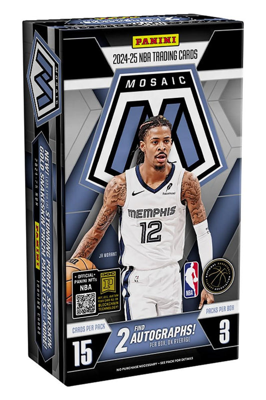 2024-25 Panini Mosaic Basketball Hobby 12-Box Case