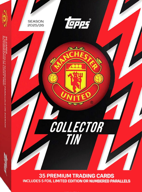 2025-26 Topps Manchester United Soccer Collector Tin