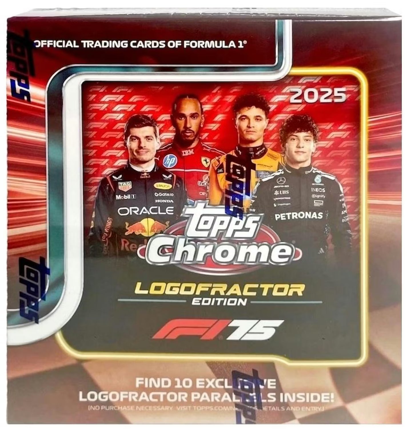 2025 Topps Chrome Formula 1 F1 Racing Logofractor Box