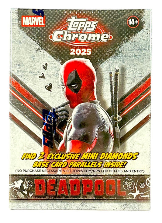 2025 Topps Chrome Marvel Deadpool Blaster Box