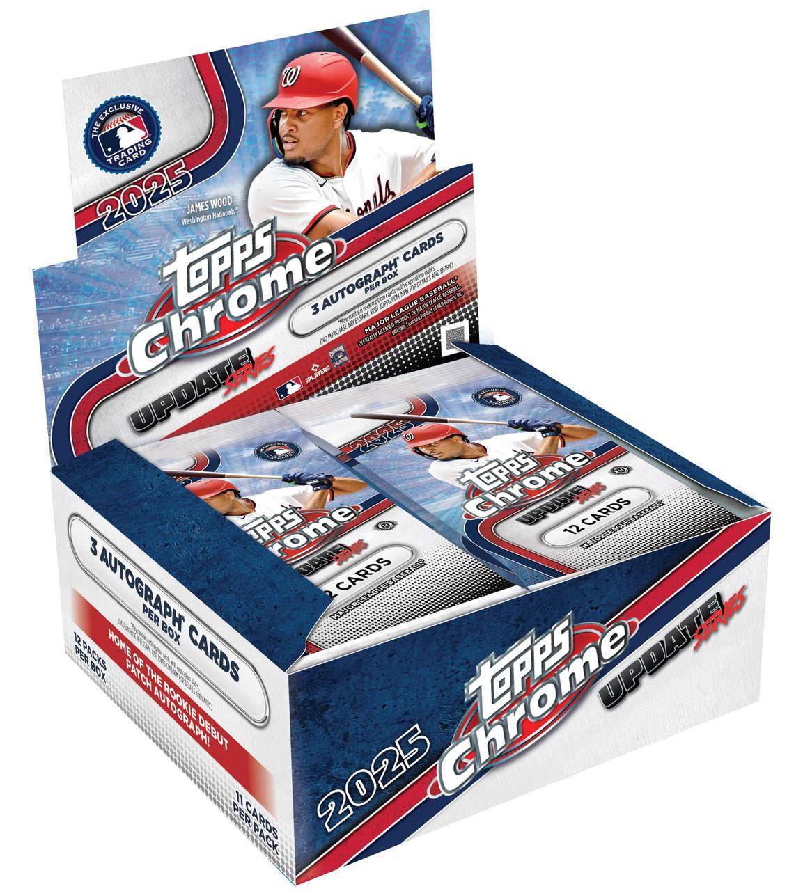 2025 Topps Chrome Update Series Baseball Jumbo Box