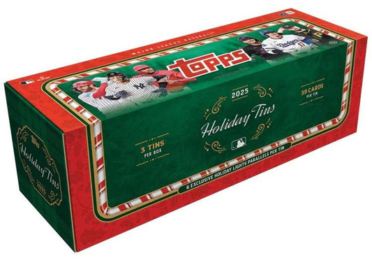 2025 Topps Holiday Baseball 3 Tin Box