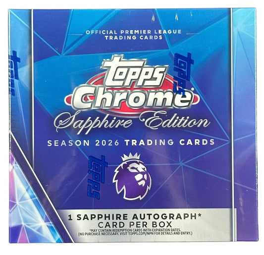 2025-26 Topps English Premier League Soccer Sapphire Edition Box
