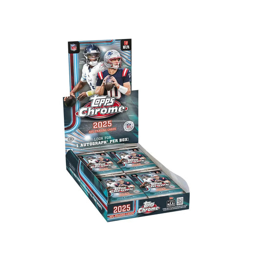 2025 Topps Chrome Football Hobby Box