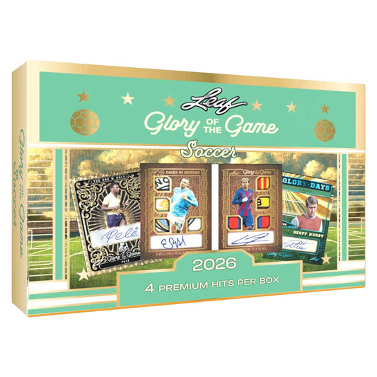 2026 Leaf Glory of the Game Soccer Hobby Box