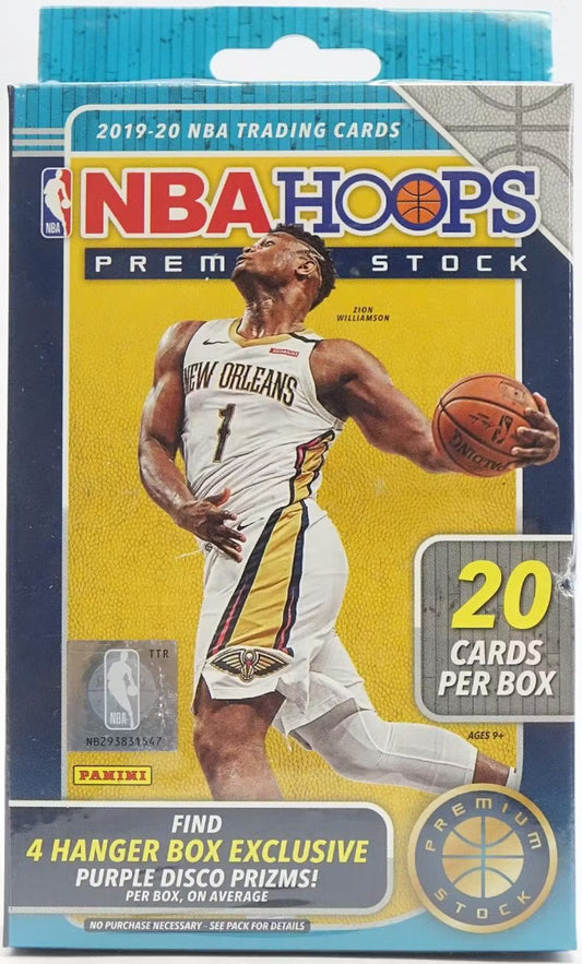 2019-20 Panini NBA Hoops Premium Stock Basketball Hanger Box