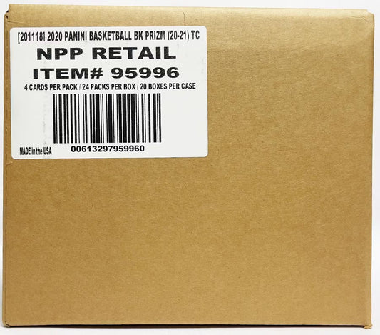 2020-21 Panini Prizm Basketball Retail 20-Box Case