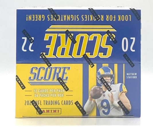 2022 Panini Score Football Retail Box