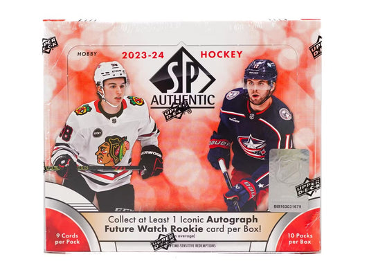 2023-24 Upper Deck SP Authentic Hockey Hobby 8-Box Case