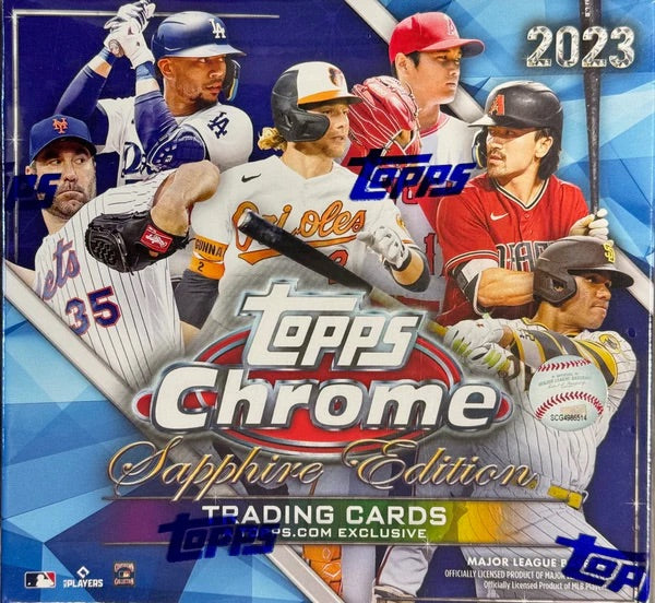 2023 Topps Chrome Sapphire Edition Baseball Hobby Box