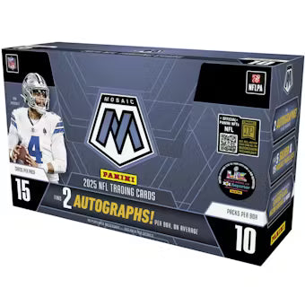 2025 Panini Mosaic Football Hobby 12-Box Case
