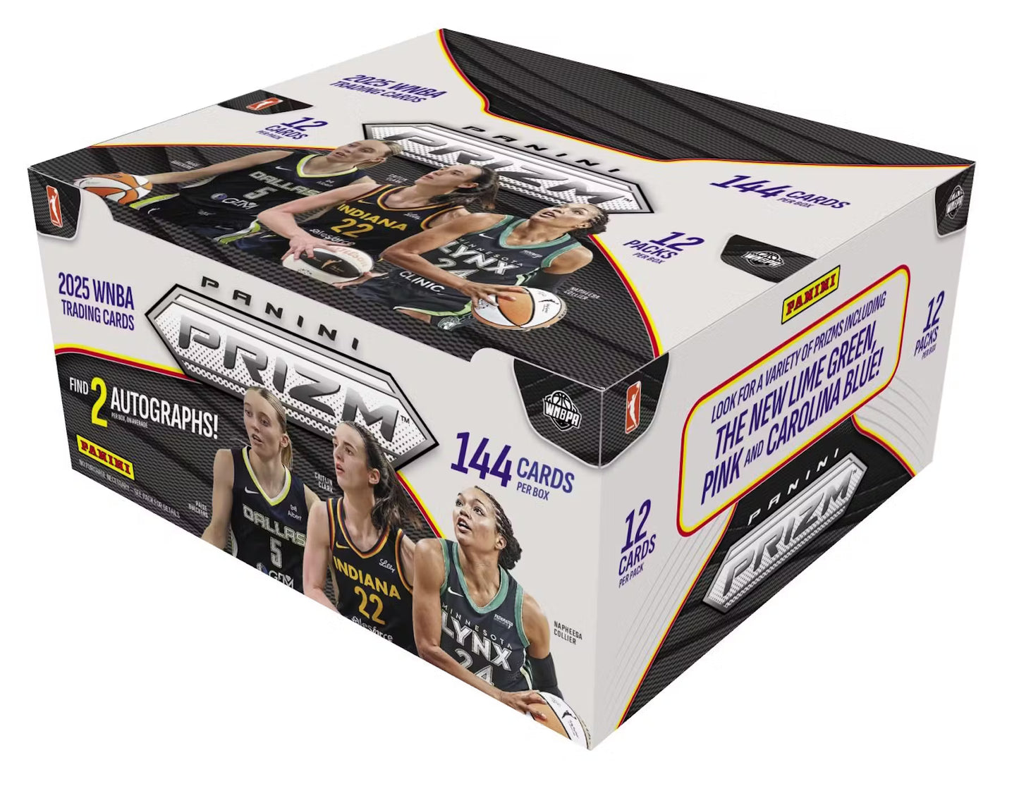 2025 Panini Prizm WNBA Basketball Hobby 12-Box Case