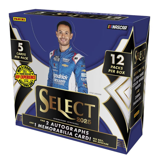 2025 Panini Select Racing Hobby 12-Box Case