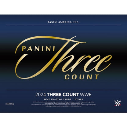 2024 Panini Three Count WWE Hobby 10-Box Case