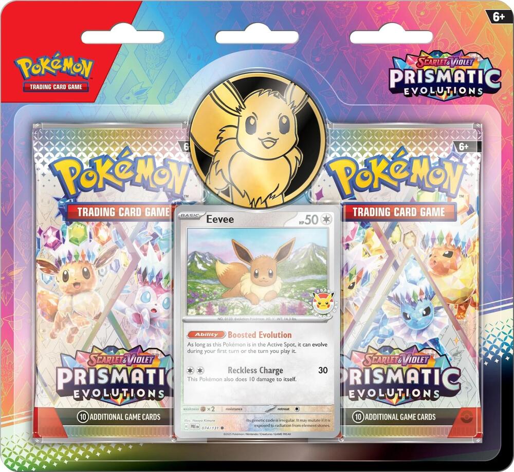 Pokemon Scarlet & Violet Prismatic Evolutions 2-Pack Blister Pack
