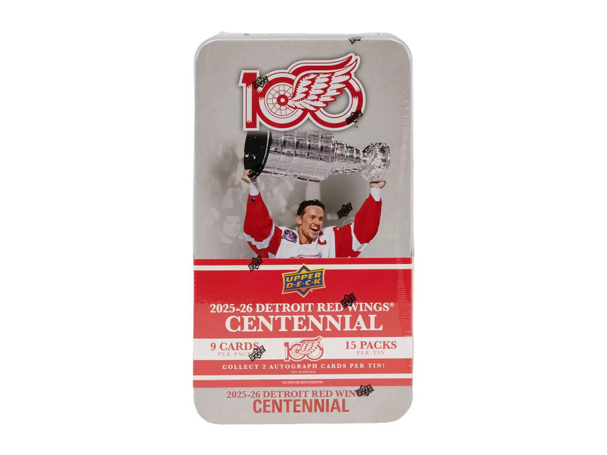 2025-26 Upper Deck Detroit Red Wings Centennial Hockey Hobby Box