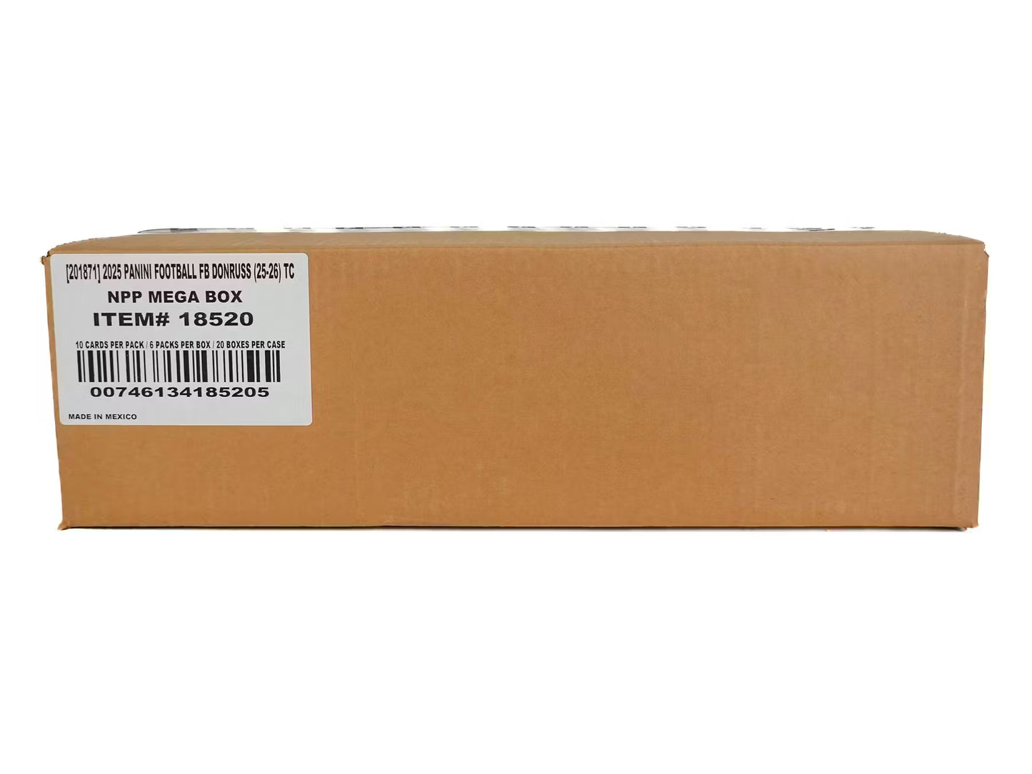 2025 Panini Donruss Football Mega 20-Box Case