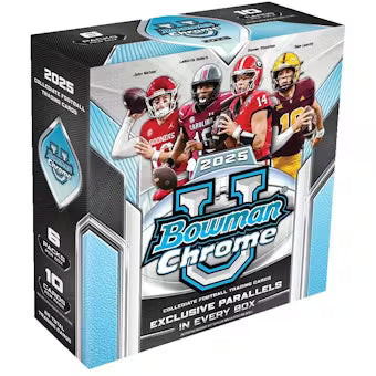 2025 Bowman Chrome University Football Mega Box