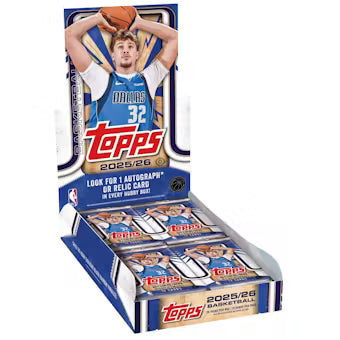 2025-26 Topps Basketball Hobby 12-Box Case