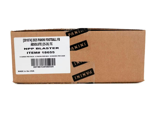 2025 Panini Absolute Football Blaster 20-Box Case (Green Parallels)