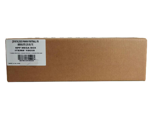 2025 Panini Absolute Football Mega 20-Box Case (Black Parallels!)