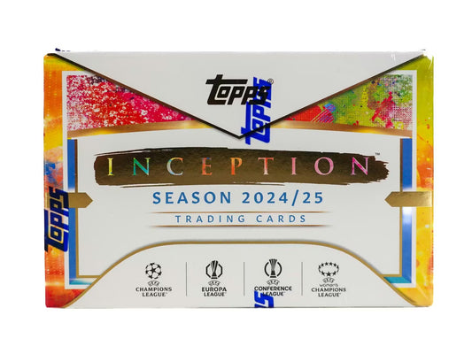 2024-25 Topps UEFA Club Competitions Inception Soccer Hobby Box
