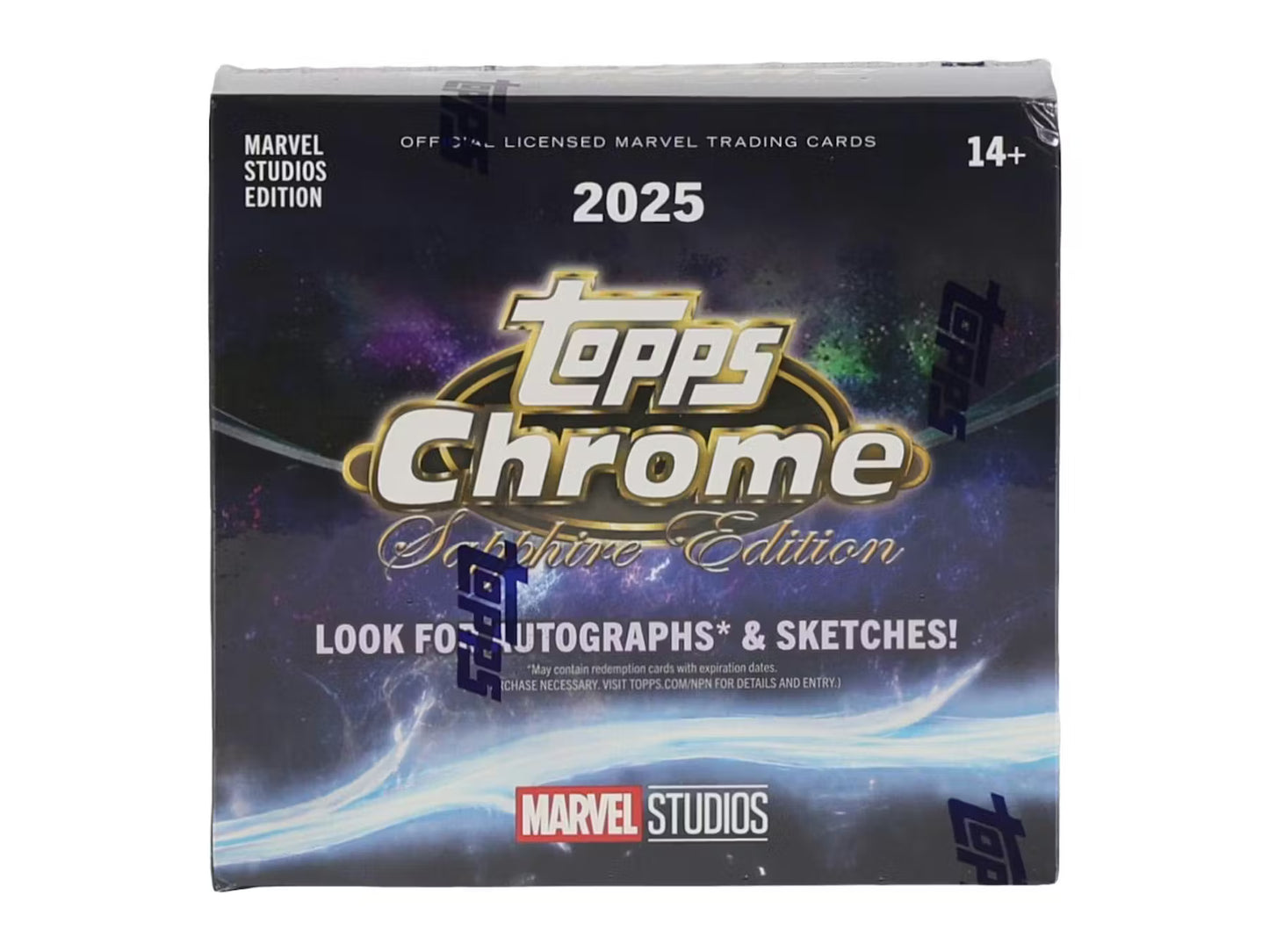 2025 Topps Marvel Studios Chrome Sapphire Edition Box