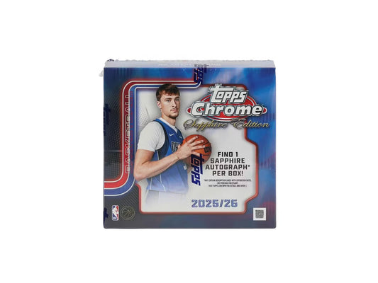 2025-26 Topps Chrome Basketball Sapphire Edition Box