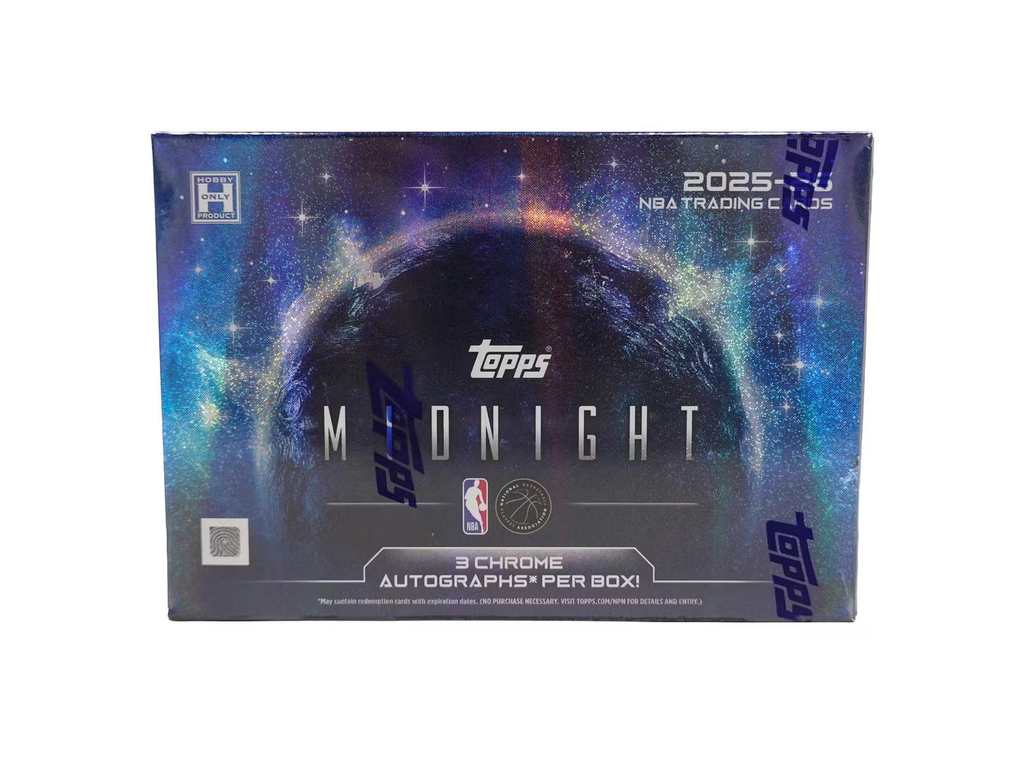 2025-26 Topps Midnight Basketball Hobby 8-Box Case