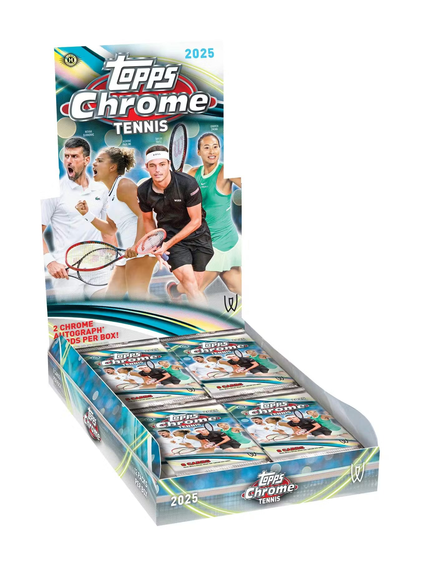 2025 Topps Chrome Tennis Hobby 12-Box Case