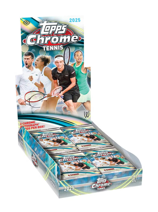 2025 Topps Chrome Tennis Hobby 12-Box Case