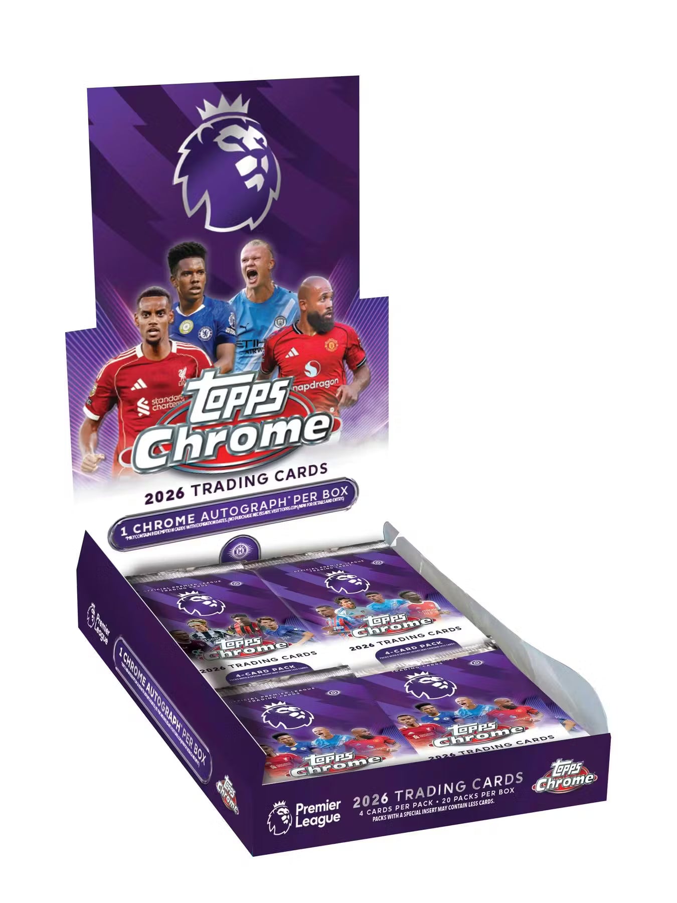 2026 Topps Chrome Premier League Soccer Hobby Box