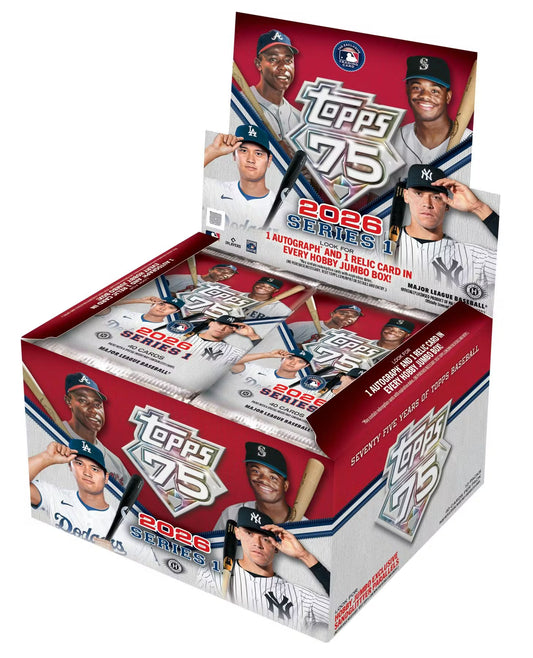 2026 Topps Series 1 Baseball Jumbo Box