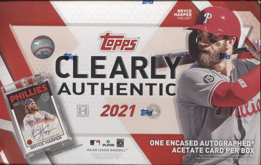 2021 Topps Clearly Authentic Baseball Hobby Box