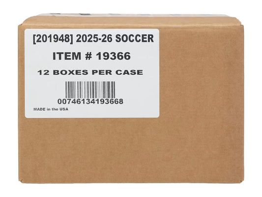 2025-26 Panini Obsidian Soccer Hobby 12-Box Case
