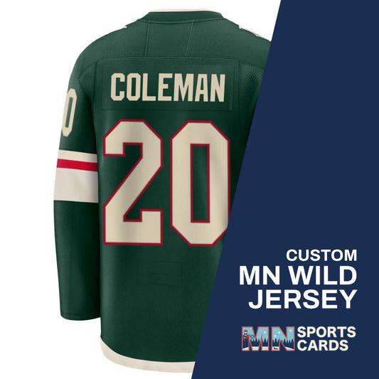 Blake Coleman Minnesota Wild Jersey - Green