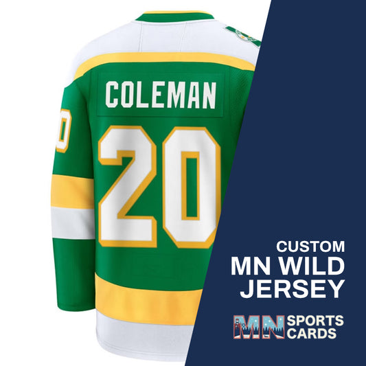 Blake Coleman Minnesota Wild Jersey - Retro