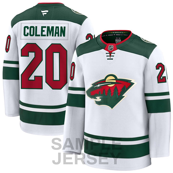 Blake Coleman Minnesota Wild Jersey - White
